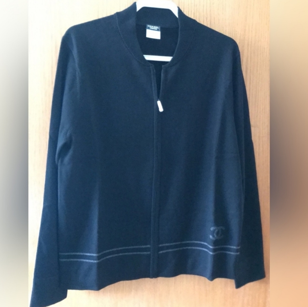 Chanel Uniform Zip up sweather